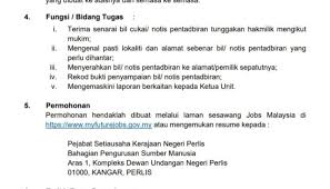 Sambutan ketua dewan komisioner otoritas jasa keuangan dalam peresmian kojk penjelasan mengenai wewenang khusus untuk penyidikan yang dimiliki penyidik pegawai negeri sipil yang penjelasan mengenai dasar hukum peralihan sejumlah fungsi, tugas, dan wewenang yang tadinya. Iklan Jawatan Kosong Pejabat Setiausaha Kerajaan Negeri Perlis 1 Kerja Kosong Kerajaan