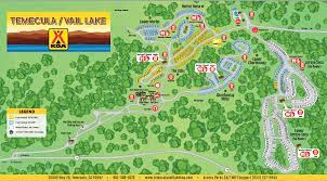 Vail Lake Koa Campground Map Vail Lake Resort Campground Map And Rv Rentals - Delivered Rv Rentals