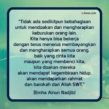 Namun, anda harus ingat bahwa mantan anda membuat luka di hati anda. Harapan Untuk Semua Orang Kata Maiyah