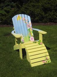 would love to get some wooden chairs and hand paint them my self adirondack chairs painted painted wooden chairs hand painted chairs