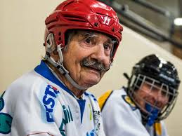 Rest In Paradise Mark Sertich. The Oldest Hockey Player Ever And One Of The  Biggest Beauties
