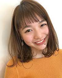 上品な色気が大人可愛い シースルーバング ロブのカタログ8選 ロブヘア オン眉 前髪