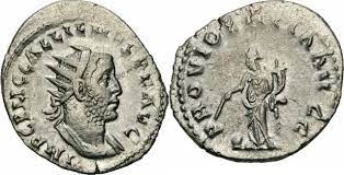 Römisches Kaiserreich 255-256 Gallienus Antoninian Rom 255/6 PROVIDENTIA  AVGG Providentia Globus Stab RIC 159 BU / EF Русские монеты из драгоценных