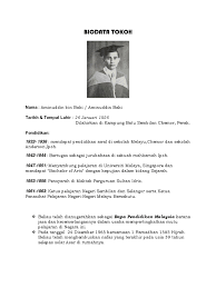 54 tahun (januari 1961) warganegara : Biodata Tokoh