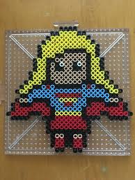 Supergirl Perler Bead Pattern Perler Bead Disney Perler Beads Designs Pearler Bead Patterns