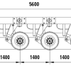 Spmt's have the possibility of 360 degree steering of the wheels. 1