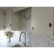 Art3d Peel And Stick Kitchen Backsplash Tile Mother Of Pearl Shell Mosaic 12 X 12 White Subway Mother Of Pearl Backsplash Shower Wall Tile Pearl Backsplash