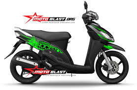 Faktor usia bisa menjadi penyebab penyakit motor mio sporty, terutama jika motor yang sudah relatif tua itu tidak mendapatkan perawatan yang memadai sepanjang pemakaiannya. Modif Striping Yamaha Mio Sporty Black Rockstar Motoblast