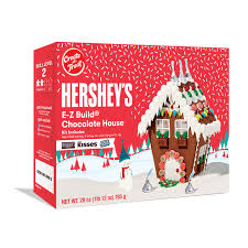 Gingerbread kiss cookiesbaked by rachel. Hershey S Chocolate Holiday Cookie House Kit