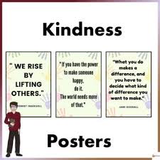 Kindness Posters Elementary Teaching Resources Teacher Business Cards Engaging Lesson Plans