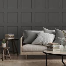 See more ideas about cellphone wallpaper, iphone wallpaper, dark wood texture. Contemporary Wood Panel Wallpaper In Charcoal Grey I Love Wallpaper