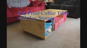 Can store daily necessities, office supplies, books, toys, video game consoles, routers, tv boxes and. Kid Proof Coffee Table With Toy Storage Amazing Diy Woodworking Project For Beginners Youtube