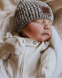 Love Your Melon On Instagram Excuse Us Our Hearts Just Melted Our Newborn Beanies Are Knit Out Of 100 Org Baby Boy Beanies Newborn Boy Hats Newborn Beanie