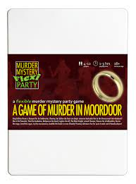 Murder mystery (4 player game) remix by antonywazzon. A Game Of Murder In Moordoor 19 99 Delivered