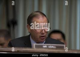 New Mexico Republican state Senate Minority Leader Gregory Baca of Belen,  right, and Sen. Cliff Pirtle, R-Roswell stand