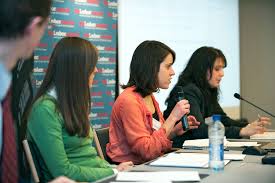 Pierre Steverlynck, Loretta Marshall, Claire Baffert and C…