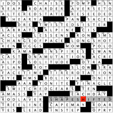 A new puzzle is published every day. Sunday February 23 2020 Diary Of A Crossword Fiend