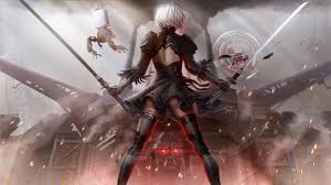 Automata wallpapers, with 42 nier: Wallpaper Nier Automata Yorha No 2 Type B Girl Back View Sword 2880x1800 Hd Picture Image