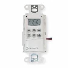 It's ideal for automatically limiting the operation on time of fans, lights, motors, heaters and most common home fixtures to a maximum of 60 minutes. Intermatic Digital 7 Day Wall Switch Timer White 3yb37 Ss8c 8 Grainger