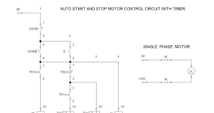 Start stop jog diagram pictures examples of start stop wiring within stop start wiring diagram, image size 676 x 350 px, and to. Motor Control Operation And Circuits Magnetic Across The Line Starter Auto Start And Stop Motor Control Circuit With Timer