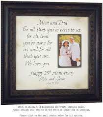 Wedding Quotes Anniversary Photo Frame Parents Anniversary Gift 25th Anniversary Gifts For Parents 25th Anniversary Gifts Happy 25th Anniversary