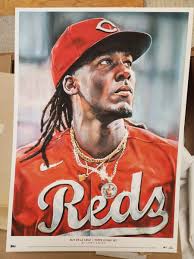 Cincinnati Reds Baseball MLB Original Autographed Lithographs, Posters &  Prints for sale