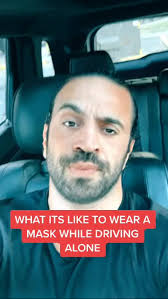Wearing A Mask in The Car Comedy