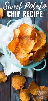 The Perfect Sweet Potato Chips Recipe Sweet Potato Chips Sweet Potato Chips Recipe Potato Chips