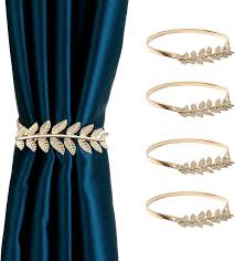 Amazon.Com: Fenghuangwu Curtain Tiebacks Tassel Tie-Backs, Rope Curtain Tie  Backs Handmade Curtain Holdbacks Made From Polyester 2 Pack - Gold : Home &  Kitchen