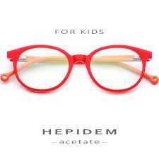 6 12 Years Old Kids Children Glasses Frame Acetate Boys Girl Myopia Optical Frames 2018 New Round Child Eyeglasse Kids Eyeglasses Kids Glasses Glasses Frames