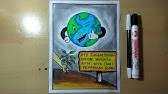 Lantas apasih tujuan dari dibuatnya poster dan slogan ini ? Cara Membuat Poster Lingkungan Go Green Youtube