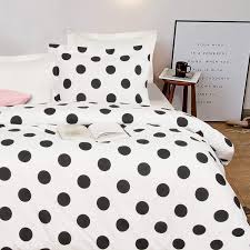 Black And White Polka Dot Sheets Full Amazon Com Ntbay Microfiber Duvet Cover Set 2 Pieces Ultra Soft Zipper Closure Black And White Kid S Bedding In 2020 White Kids Bed Kids Duvet Cover Duvet Cover Sets