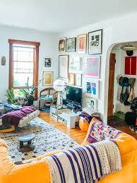 Shayne S Vintage Modern Living Room Justina Blakeney Eclectic Living Room Vintage Modern Living Room Colorful Eclectic Living Room