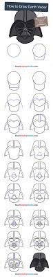 How To Draw Darth Vader In A Few Easy Steps Easy Drawing Guides Easy Drawings Drawing Tutorials For Kids Darth Vader Drawing