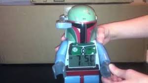 Poseable arms and legs for play! Lego Star Wars Boba Fett Giant Mini Figure Alarm Clock Youtube