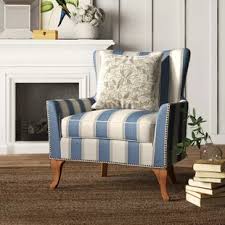 Farmhouse Accent Chairs Birch Lane Wingback Armchair Armchair Upholstered Seating