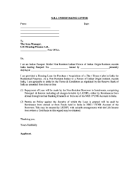 A letter of undertaking is an assurance by one party to another party that they will fulfill the obligation that had been previously agreed. Nri Undertaking Fill Out And Sign Printable Pdf Template Signnow