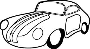 This is a coloring picture of a friendly car enjoying its time driving around. Cool Just Toy Car Coloring Page Coloring Pages Cars Coloring Pages Coloring Pages For Boys