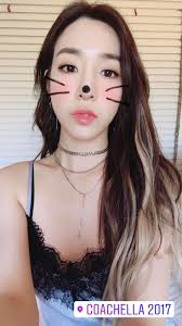 Stephanie Hwang (스테파니 황) also known mononymously as Tiffany (티파니) of Girls'  Generation (소녀시대) She recently got to Coachella in California. She's looks  so incredibly beautiful!!