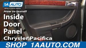 2,374 likes · 4 talking about this · 1,176 were here. How To Remove Rear Door Panel 04 08 Chrysler Pacifica Youtube