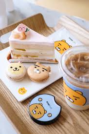 Korea Kakao Friends Biggest Store Ryan Cafe At Gangnam Seoul Cafe Food Cute Desserts Food