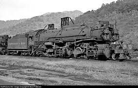 Railpictures Net Photo Co 1421 Chesapeake Ohio C O Steam 2 6 6 2 At Peach Creek West Virginia By Steve Patterso Steam Locomotive Vintage Train Locomotive