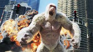 The film stars dwayne johnson, naomie harris, malin åkerman, joe manganiello, jake lacy, marley shelton, and jeffrey dean morgan. Movie Review Rampage Is A Typical Yet Not So Typical Giant Monster Flick