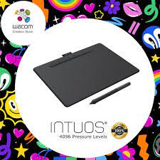 Wacom Intuos Ctl 4100 Digital Tablet Graphic Drawing Tablets 4096 Pressure Levels Free Bonus Software Gift Packs Digital Tablet Drawing Tablet Software Gifts