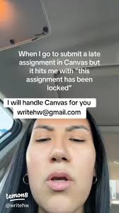 Dealing with Locked Canvas Homework Assignments: Tips and Solutions