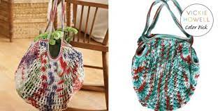 More amazon store front crochet school. Knit Market Bag Free Knitting Pattern Video Tutorial