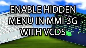 How To Enable Hidden Green Menu In Audi Mmi 3g A1 A3 A4 A5 A6 A7 A8 Q3 Q5 Q7 Vcds Vag Com Vas Audi Audi Cars Audi A5 Coupe