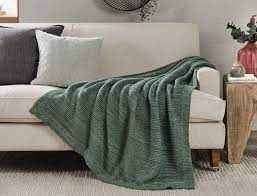 Moss Moss Border Throw Green Cheap Bed Sheets Bed Linen Australia Green Throw Blanket
