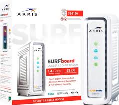 Check out the netgear c7100v, the docsis 3.0 nighthawk ac1900 cable modem router. Arris Surfboard 32 X 8 Docsis 3 0 Cable Modem White Sb6190 Best Buy