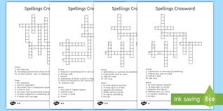 Online crossword puzzle maker google classroom. Year 3 4 Statutory Spelling List Crossword Pack Word List